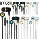 A9 Headphones Earphones Earbuds Earphones, Noise Mixed color 8 pairs