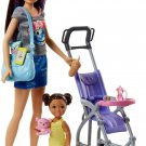 Barbie Skipper Babysitters Inc. Doll and Stroller Playset