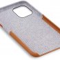 Case for iPhone 11 Pro Max Soft-Touch Fabric with Vegan Leather Wallet Style NEW