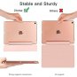 Case for iPad 10.2" Slim Rugged Lightweight Trifold Stand Smart Shell Rose Gold