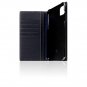 Wallet Case for iPhone 11 Pro Max Full Grain Leather Flip Folio Cover Black Blue