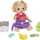 Baby Alive Happy Hungry Blond Curly Hair Doll, Makes 50+ Sounds &...