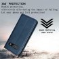 Wallet Case for Galaxy S10 Plus Premium Leather Folio with Stand Magnetic Blue