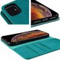 Wallet Case for iPhone 11 Pro Max Magnetic Closure Card Holder Flip Book Stand
