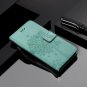 Cmeka 3D Cat Tree Flower Wallet Case for Motorola Moto G7 Play, Y-Mint Green