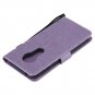 Cmeka 3D Cat Tree Flower Wallet Case for Motorola Moto G7 Play, Y-Purple
