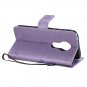 Cmeka 3D Cat Tree Flower Wallet Case for Motorola Moto G7 Play, Y-Purple