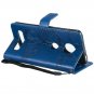 Cmeka 3D Butterfly Wallet Case for Motorola Moto Z4 Play Slim Flip D-Blue