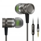 Rythsans Durable Metal Housing Headphones, Noise Isolating Earbuds, High Gray