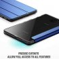 Case for Galaxy Tab A 8.0 2018 Smart Cover Case Navy Blue/Clear