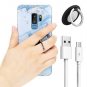 Case for Samsung Galaxy S9 Plus Soft Silicone Kickstand w/ Type C Charging Cable