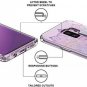 Case for Galaxy S9 Plus Gradient Rainbow Henna Mandala Clear Design Transparent