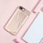 Wallet Case for iPhone 7 Plus/8 Plus Leather Card Holder Pocket Women Rose Gold