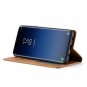 Case for Samsung Galaxy S8 Plus Premium PU Leather Cover TPU Bumper w/ Kickstand