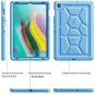 Case for Galaxy Tab S5E 2019 Heavy Duty Shockproof Kids Friendly Silicone Blue