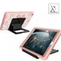 Case for iPad 5th/6th Gen w/ Kickstand Heavy Duty Shock Absorbent Rubber Rose Go