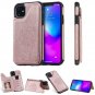 Wallet Case for iPhone 11 Pro Max Double Magnetic Clasp Kickstand Card Holder