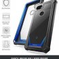Case for Google Pixel 3A XL w/ Protector Full-Body Hybrid Shockproof Clear/Blue