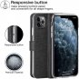 Wallet Case for iPhone 11 Pro Max Slim Folio Cover Stand Card Slots Shockproof