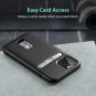 Wallet Case for iPhone 11 Pro Max Armor Slim Premium Hybrid Comfort Grip Black