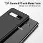 Case for Galaxy S10 Plus Slim Fit Hard w/ Matte Finish Grip Ultra-Thin Black