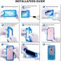 Case for Galaxy S9 Plus Glitter 3D Bling Silicone Sparkle Flowing Liquid Purple