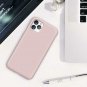 Silicone Case for iPhone 11 Pro Max Full Body Thickenin Design Matte Finish Pink