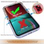 Wallet Case for iPhone 11 Pro Max w/ Tempered Glass Full Body Coverage Hard PC