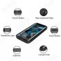 Waterproof Case for Galaxy S9 Plus w/ Stand PH Test Paper Floating Strap Black