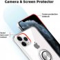 Case for iPhone 11 Pro Max w/ Kickstand Clear Soft Slim Rotating Car Mount Ring