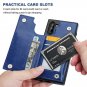 Wallet Case for Galaxy Note 10 Premium PU Leather Double Magnetic Buttons Flip