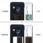 Wallet Case for Galaxy S9 Plus Pattern Floral Hidden Card Holder Mirror & USB