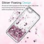 Case for Phone 5S SE/SE 2 w/ 2 Pack Screen Protector Shiny Glitter Girl Women