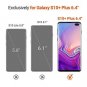 Crystal Clear Galaxy S10+ Plus Ultra-Thin Cover Slim Fit Flashy Edge Glossy Blue