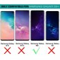 Case for Samsung Galaxy S9 Plus Built-in Screen Protector Hard Full-Body Black