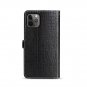 Wallet Case for iPhone 11 Pro Max Durable Crocodile Grain Leather Men Women