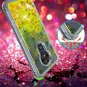 Moto G7 Play Case,XT1952 Case,Numy Glitter Liquid Quicksand Pineapple