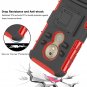 Yiakeng Moto G7 Optimo Case, Play Heavy Duty Protection Red