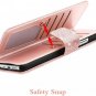 Flip Wallet Case for iPhone 11 Pro Max Luxury Glitter Premium Leather Rose Gold