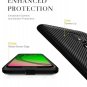 Moto G7 Play Case ComoUSA Carbon Fiber Shock Resistant Brushed Texture Black