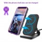 Case for Galaxy S9+ Plus Waterproof Case ,Full-Body Rugged Purple Clear Back
