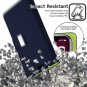 Rich Wallet Case for iPhone 11 Pro Max Extra Card Slots Leather Flip Cover Navy