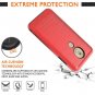 MyFavCell Compatible for Moto G7 Optimo, Play, Revvlry 5.7" Case with Red