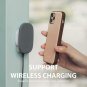 Wallet Case for iPhone 11 Pro Max Detachable Magnetic Vegan Leather Luna Pink