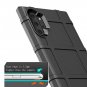 Case for Galaxy Note 10+ Plus/5G/Pro Heavy Duty Shock Absorption Raise EdgeBlack