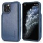 Leather Wallet Case with Card Pockets Back Flip Cover for iPhone 11 Pro Blue