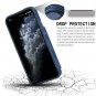 Leather Wallet Case with Card Pockets Back Flip Cover for iPhone 11 Pro Blue