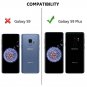 Case for Galaxy S9 Plus Glitter Luxury Crystal 2 Layer Shockproof Hard Turquoise