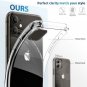 Case for iPhone 11 Pro Max Shockproof Light Soft Flexible TPU Raised Edge Clear