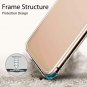 Case for iPhone 11 Pro Max Shockproof Light Soft Flexible TPU Raised Edge Clear